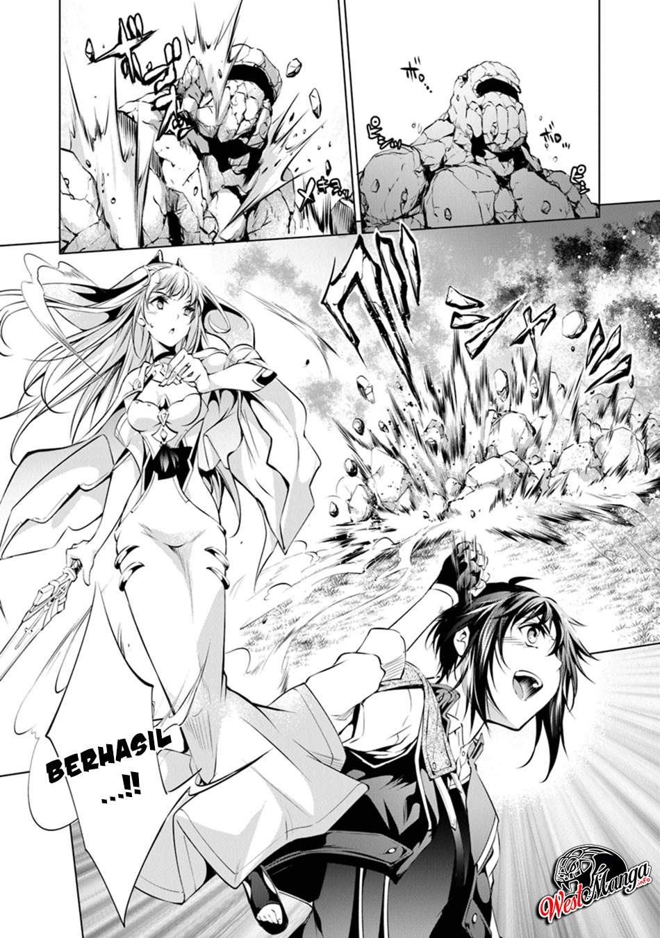 Kamigami ni Sodaterare Shimo no, Saikyou to Naru Chapter 05.2 Bahasa Indonesia